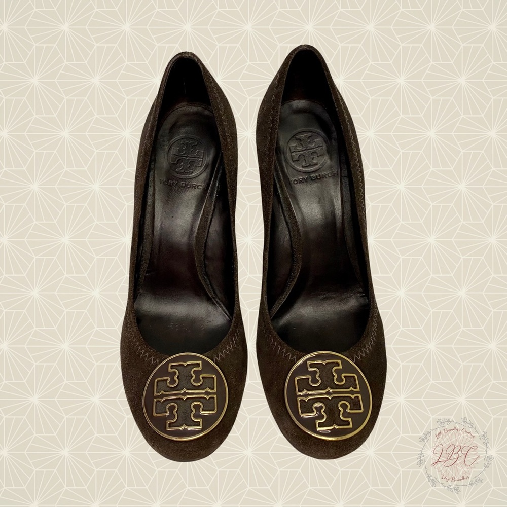 Tory Burch Suede Wedges